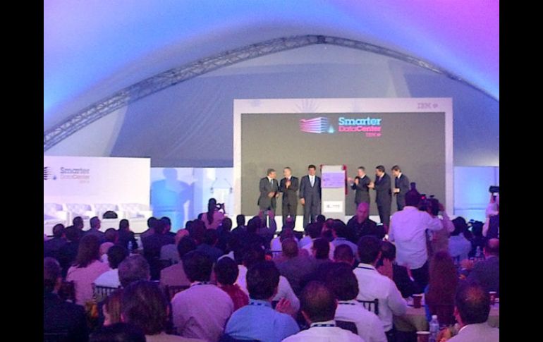 Imagen del acto inaugural de El Smarter Data Center de IBM.  /