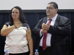 Con lágrimas, se despide presidenta de DIF Guadalajara. ARCHIVO  /