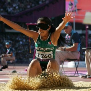 Gabriela González, cerca del podio