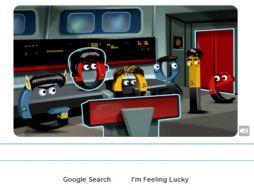 El doodle interactivo permite al usuario recorrer un pequeño episodio de Star Trek. ESPECIAL  /