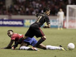 La selección de Costa Rica se vio superada por la escuadra mexicana y su actuación fue criticada por la prensa de aquel país. EFE  /