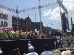 El ex candidato presidencial llamó a sus seguidores a seguir con la lucha por un renacimiento del país. ESPECIAL  /