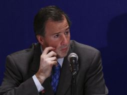 José Antonio Meade apunta que México es un país que goza de prestigio internacional. ARCHIVO  /