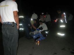 Un hombre de 31 años, iba circulando en su bicicleta cuando fue embestido por un automovilista.  /