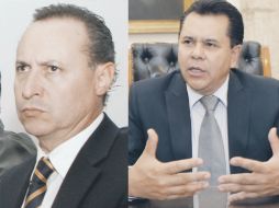 Celso Rodríguez y Ricardo López. El primero es presidente del Poder Judicial; el segundo es subsecretario del Gobierno del Estado  /