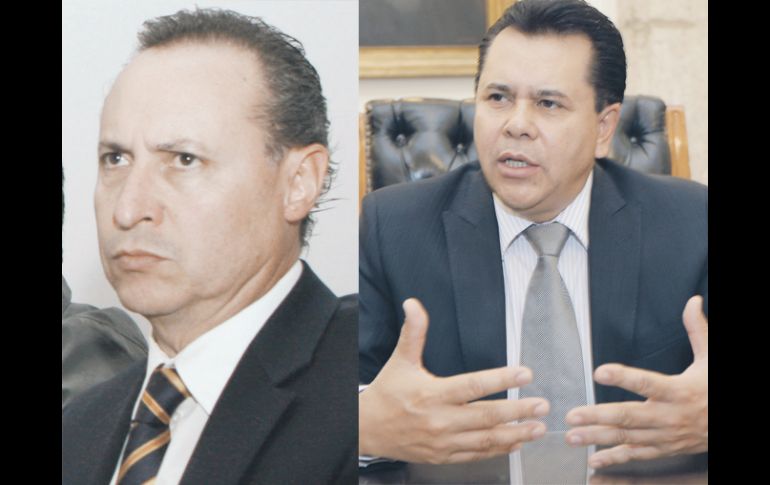 Celso Rodríguez y Ricardo López. El primero es presidente del Poder Judicial; el segundo es subsecretario del Gobierno del Estado  /