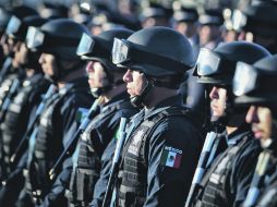 Los menos ''salpicados''. Uno de cada 10 agentes federales reprueba el examen de control de confianza. EL UNIVERSAL  /