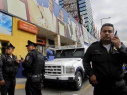 La balacera se desató tras un intento de asalto a camioneta de valores. EL UNIVERSAL  /