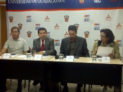 Autoridades de la UdeG dieron a conocer el evento.  /