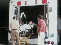 Los lesionados fueron trasladados al Centro Médico Nacional de Occidente (CMNO), a bordo del helicóptero de la Policía Estatal.ESPECIAL  /