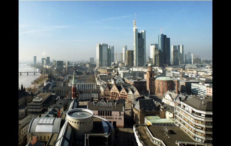 Fráncfort, ciudad alemana y centro económico financiero importante en Europa. ARCHIVO  /