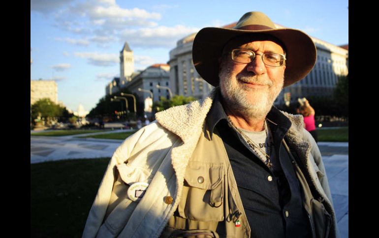 Sicilia marchó frente a la Casa Blanca y ocupó brevemente la Plaza de la Libertad en Washington. NOTIMEX  /