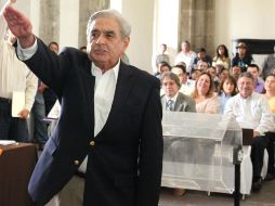 Dau Flores rinde protesta como nuevo presidente del Consejo de Cuenca del Río Santiago ; ganó con 19 votos de 30.ESPECIAL  /