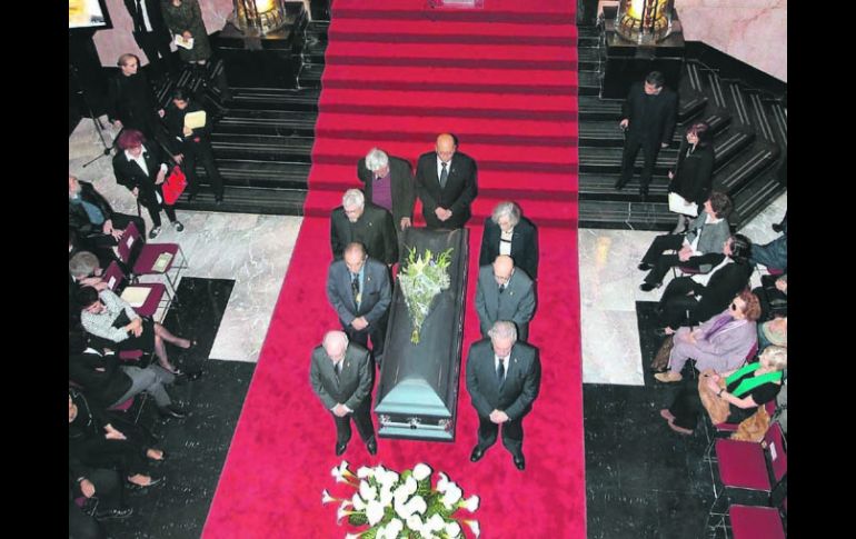 La presidenta del Conaculta,Consuelo Sáizar recordó a De la Peña como uno de los ilustres habitantes de la “patria de la ñ”. NTX  /