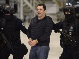 Ramiro Pozos González mostró una actitud desenfadada durante su presentación. AFP  /