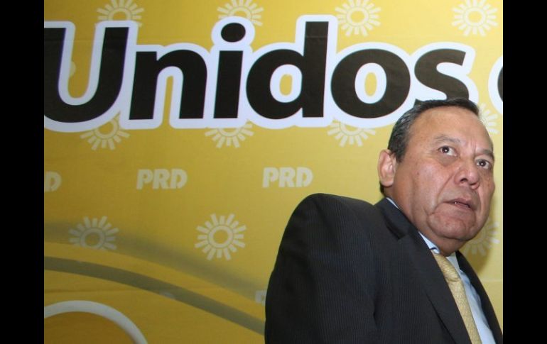 Jesús Zambrano en el Foro Estrategia Electoral con líderes de su partido en los estados donde habrá elecciones en 2013. NTX  /