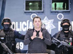 Ni se inmuta. Ramiro Pozos González se mostró relajado durante su presentación a la prensa. XINHUA  /