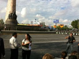 Imagen del evento conmemorativo del CLXV Aniversario de la Gesta Heroica de Chapultepec.  /
