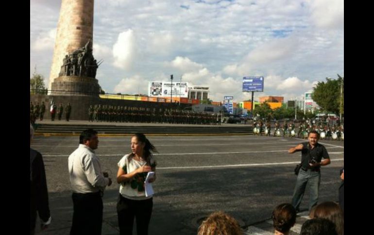 Imagen del evento conmemorativo del CLXV Aniversario de la Gesta Heroica de Chapultepec.  /