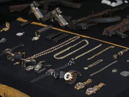 Imagen de la joyería confiscada a Jorge Eduardo Costilla Sánchez, ''El Coss''. AP  /