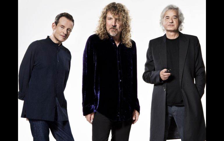 John Paul Jones, Robert Plant y Jimmy Page, integrantes de Led Zepplin. AP  /