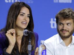 La actriz española Penélope Cruz en rueda de prensa en el Festival Internacional de Cine de Toronto (TIFF). AP  /