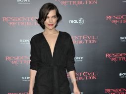 La actriz Milla Jovovich en la premiere de ''Resident Evil: Retribution''. AP  /