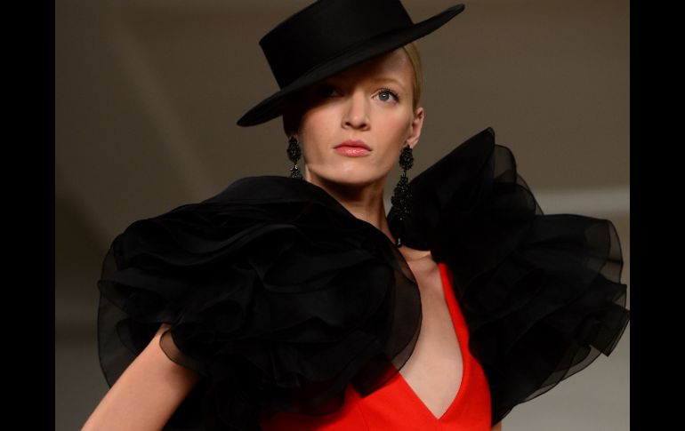 Creación de Ralph Lauren, de su colección primavera-verano 2013. AFP  /