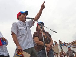 El candidato presidencial de la alianza opositora venezolana, Henrique Capriles. EFE  /