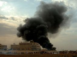 La indignación tras la divulgación del video desató hoy un ataque a la embajada de EU en Sudán. AFP  /