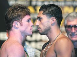 Saúl “Canelo” Álvarez y Josesito López tomaron las cosas de forma más mesurada.  /