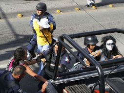 El operativo corrió a cargo del gobierno municipal que encabeza el panista Eduardo Rivera Pérez. ARCHIVO  /