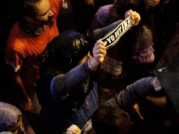 Durante los festejos patrios del país se registraron manifestaciones de grupos sociales como #YoSoy132.  /