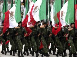 Más de 19 mil miembros de las fuerzas armadas iniciaron su participación en el Desfile Militar del 16 de Septiembre. ARCHIVO  /