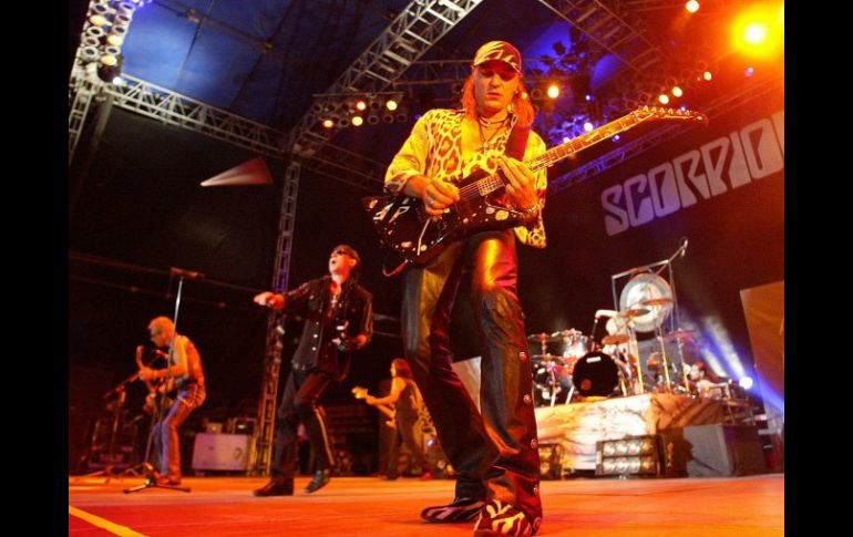 Scorpions llega a Paraguay por primera ocasión. ARCHIVO  /