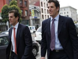 Cameron y Tyler Winklevoss. ARCHIVO  /