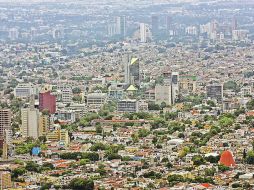 Panorama de la urbe. Guadalajara aparece bien calificada, en lo general, en la más reciente evaluación del Imco.  /