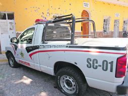 MÁS DE 500 TIROS. A finales de mayo, la Policía municipal de San Cristóbal de la Barranca fue agredida a tiros por un comando armado.  /