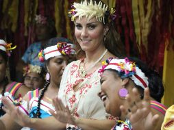 La duquesa Catalina y al príncipe Guillermo recién terminaron su gira por Asia. AFP  /