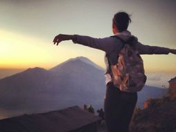 La cantante compartió esta imagen de su viaje a sus seguidores. @KatyPerry  /