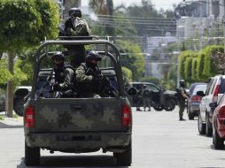 Elementos del Ejército mexicano participarán en el plan de seguridad. ARCHIVO  /