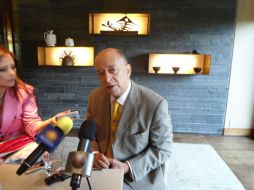 El embajador mexicano en India, Jaime Nualart.  /