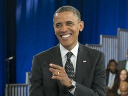 Obama participa en una entrevista en la Universidad de Miami, Florida. AP  /