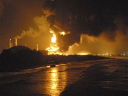 Los exteriores de la refinería ''El Palito'', ubicada en la ciudad de Puerto Cabello, estado Carabobo. EFE  /