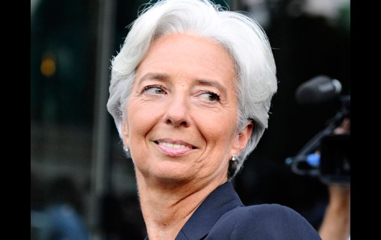 La directora gerente del FMI, Christine Lagarde, habló sobre las medidas tomadas en la zona euro para abatir la crisis. ARCHIVO  /