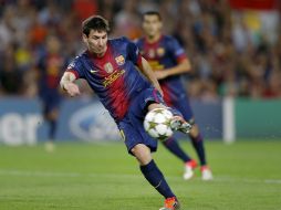 Leo Messi sigue marcado goles a pares desde el inicio del torneo. ARCHIVO  /