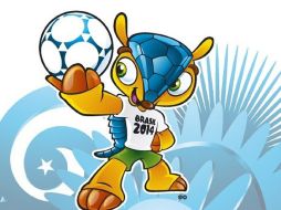 El Armadillo, mascota del Mundial, genera polémica. AP  /