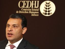 El presidente de la CEDHJ, Felipe de Jesús Álvarez, destacó los esfuerzos de la sociedad civil organizada. ARCHIVO  /