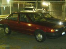 Se les aseguró un Tsuru tinto el cual tenía reporte de robo del pasado 28 de agosto. ESPECIAL  /