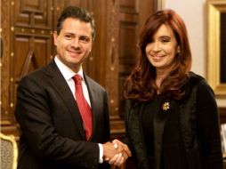 El encuentro se da en la Casa Rosada. EL UNIVERSAL  /